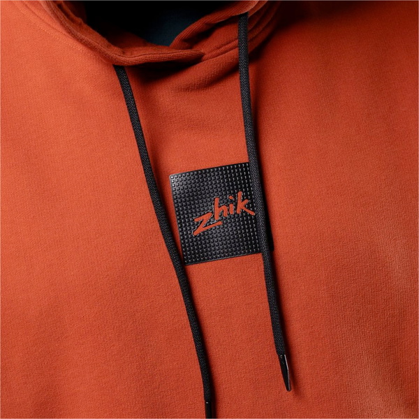 2026 Zhik Mens Carbon Hoodie HDI-0022-M - Red Earth